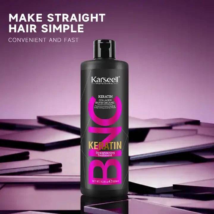 Karseell BNC Keratin Straightening Hair Treatment For Dry Damaged & All Hair Types - 500ml - Karseell Pakistan