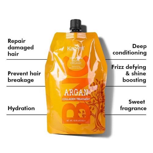 Karseell BNC Keratin Collagen Hair Treatment Mask For Dry Damaged & All Hair Types - 500ml - Karseell Pakistan