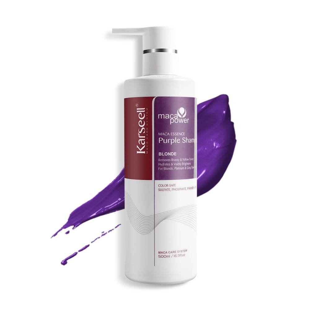 Karseell Purple Shampoo For Dry Damaged & All Hair Types - 500ml - Karseell Pakistan